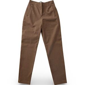 KATHLEEN MADDEN Brown Pants
